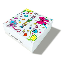Babymatch gift-ready box display ideal for baby showers and gifting