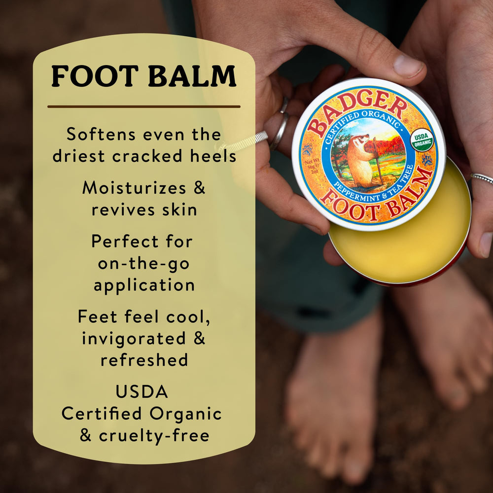 Badger open tin texture close-up showing creamy balm for deep hydration