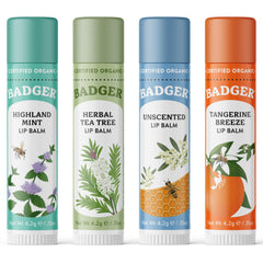 Badger front packaging green box showing full 4-pack and gift-ready appeal