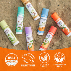 Badger back packaging with product info and sustainability details