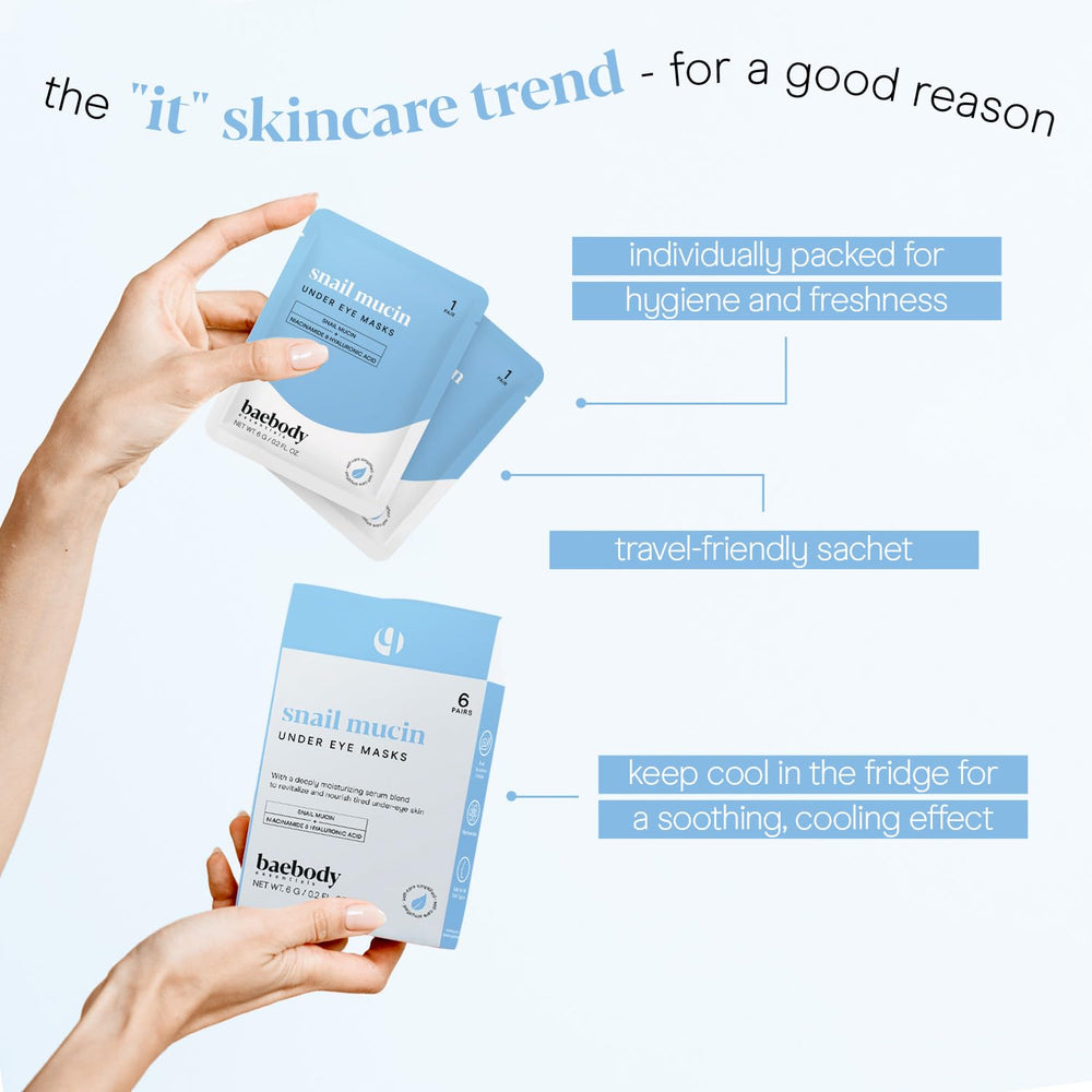 Baebody individually sealed pouch for travel freshness and convenience