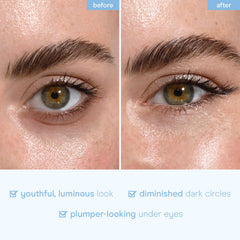 Baebody used in morning routine for refreshed brighter eyes