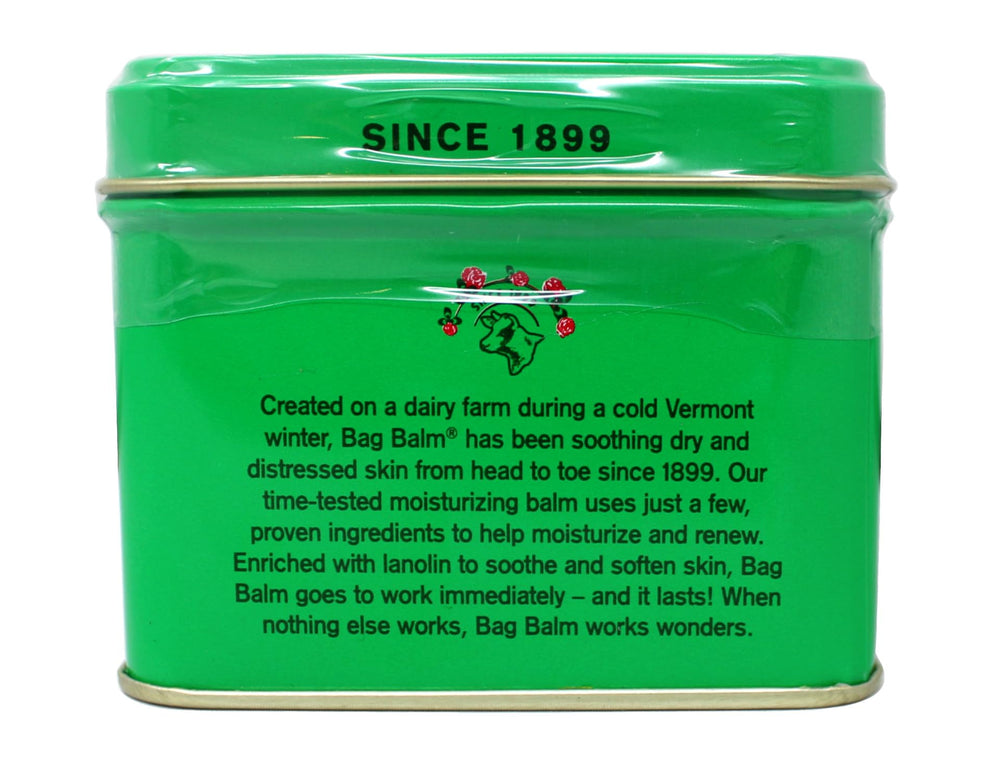 Clear product label showing Bag Balm ingredients and safe topical use