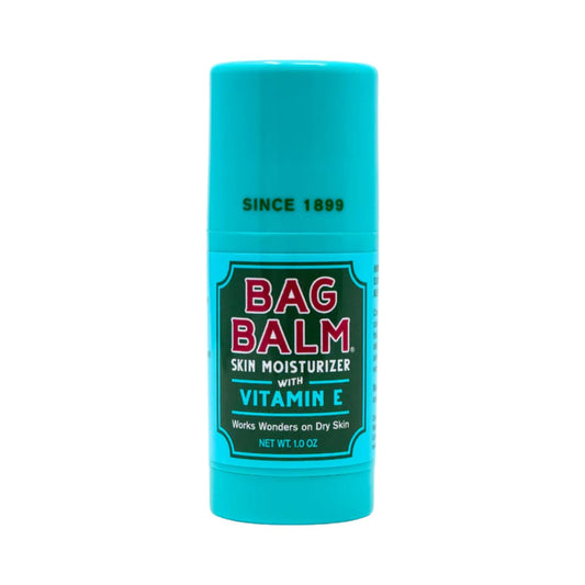 Bag Balm original twist-up stick front view showing compact portable design and hydration benefit