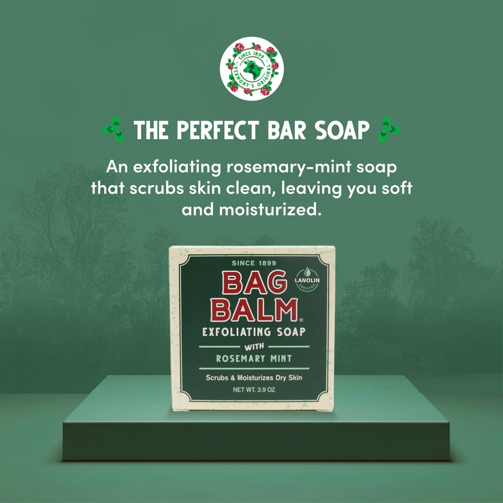 Bag Balm close-up of soap texture highlighting exfoliant particles