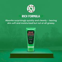 Bag Balm tube open with visible ointment texture demonstrating smooth spreadability