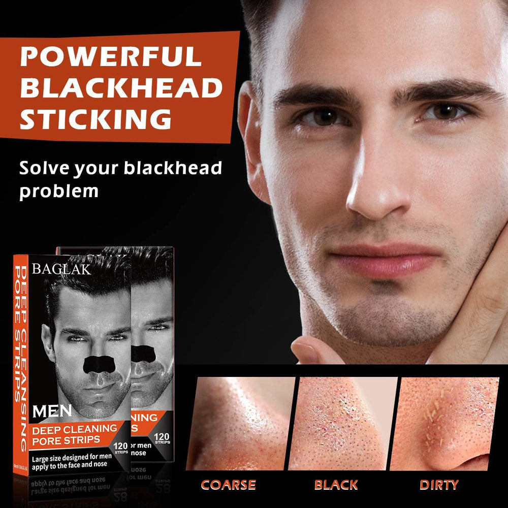 BAGLAK strip applied on nose demonstrating better coverage benefit