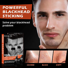 BAGLAK strip applied on nose demonstrating better coverage benefit