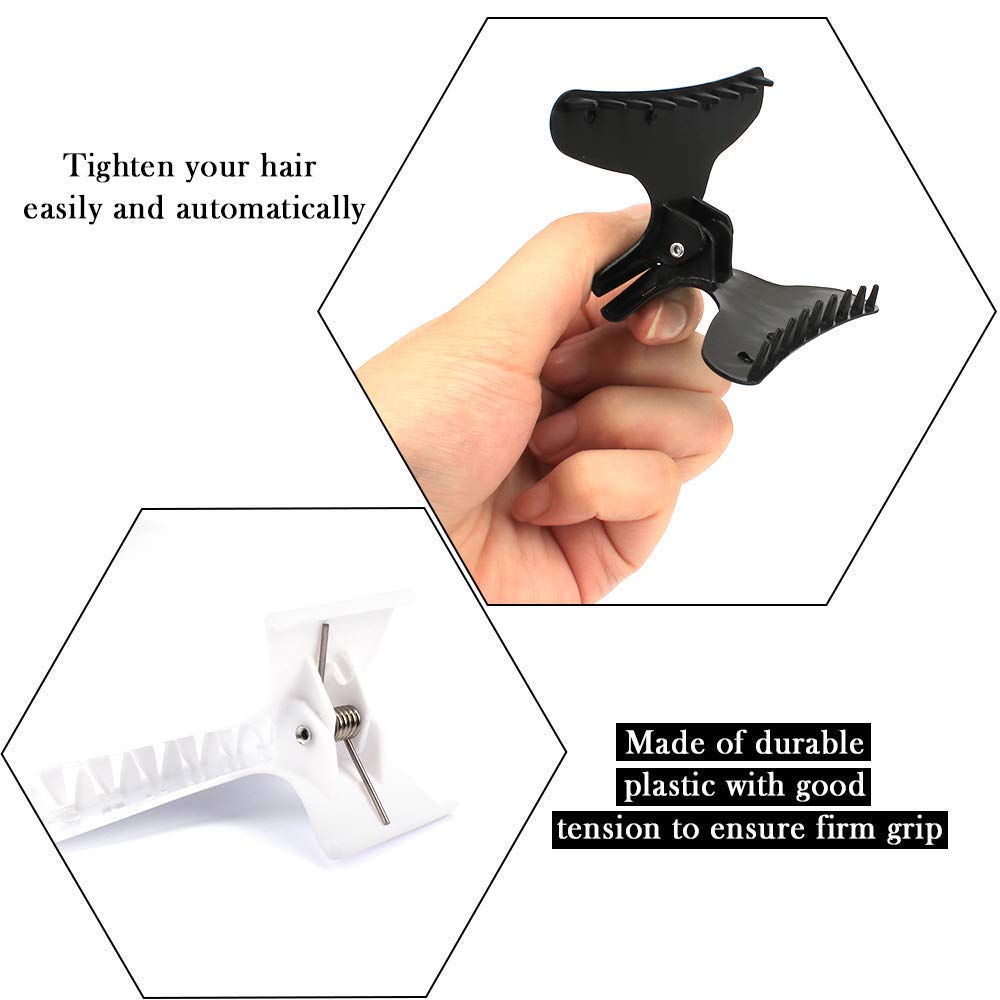 BAHABY clips holding damp hair in salon to speed up styling process