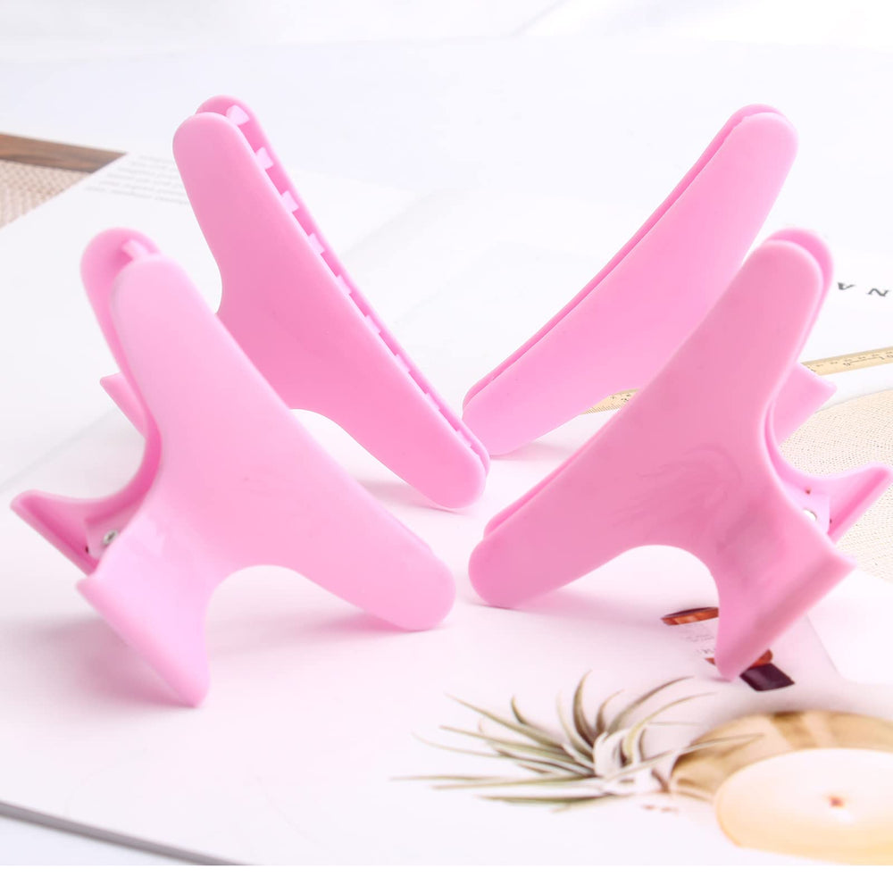 BAHABY clips holding hair while blow-drying for faster styling