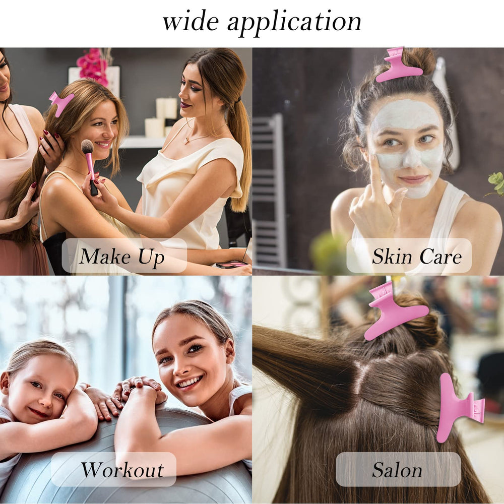 BAHABY clips securing color foils during salon coloring for precision
