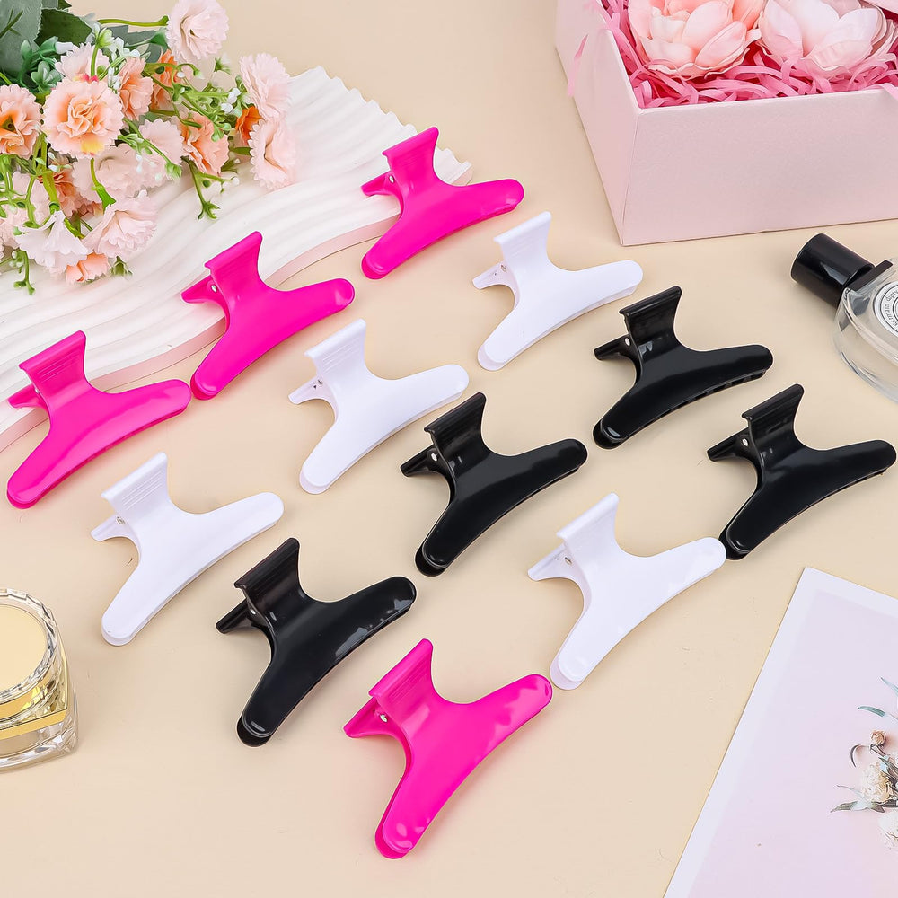 BAHABY close-up of fixed teeth holding hair securely for precision styling