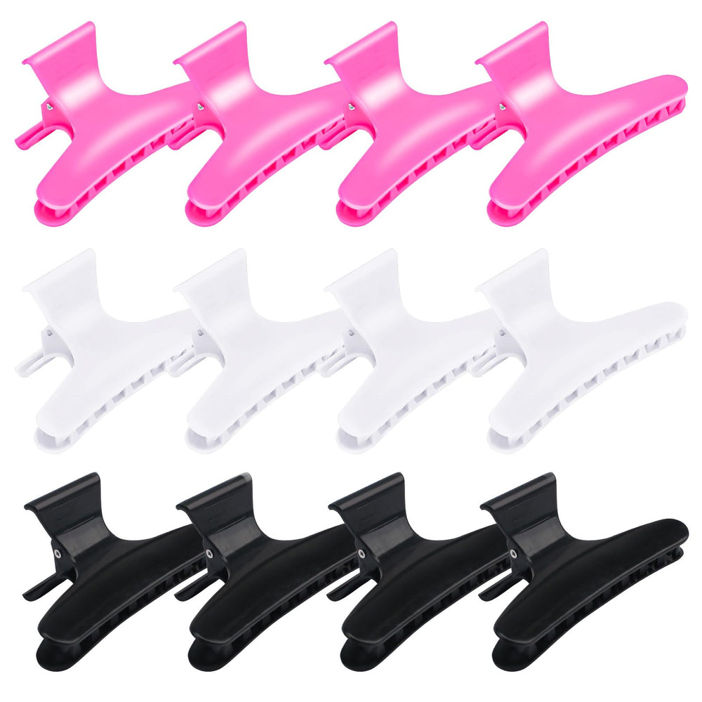 BAHABY front pack of 12 clips showing color mix and compact design benefit