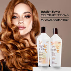 Bain de Terre argan and monoi oil gloss on hair for added shine