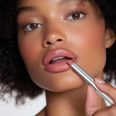 BAISEN DIARY side-by-side open balms showing honey and black cherry tones for versatile looks