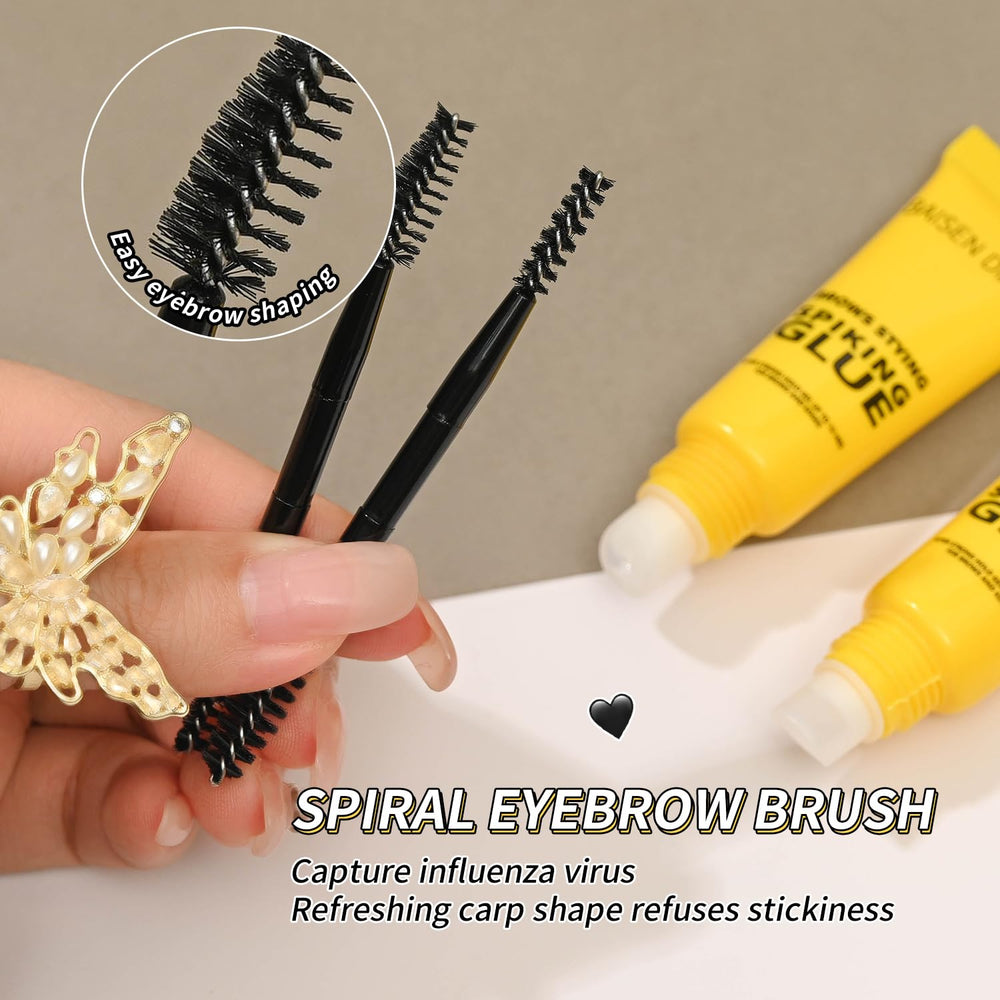 BAISEN DIARY used by stylist shaping brows in salon setting