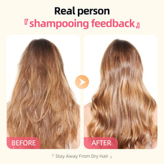 BAISEN DIARY applying wand to hair edges for instant smoothing and shine