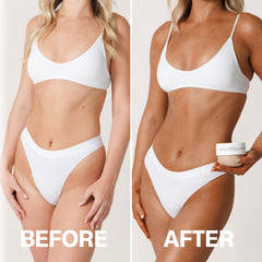BALI BODY application spread on arm demonstrating smooth, streak-free finish