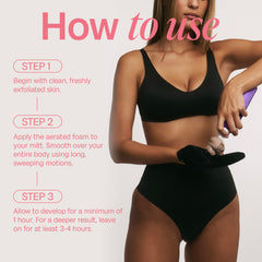 BALI BODY before-and-after skin comparison showing natural bronze improvement