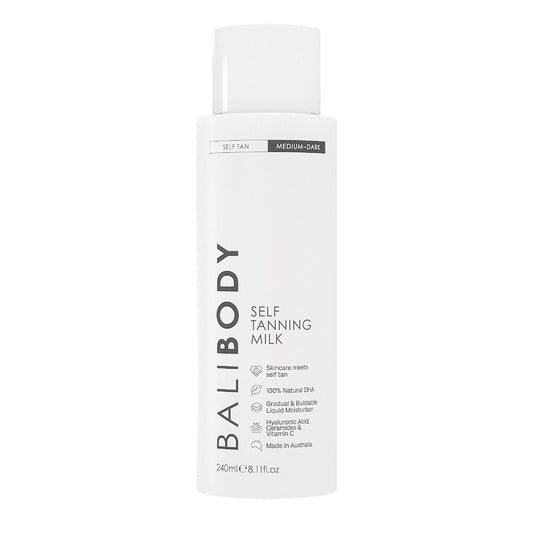 BALI BODY front bottle view showing packaging and clear product identity benefit
