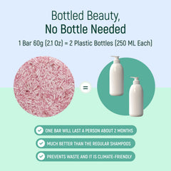 BAMBOEARTH bar beside biodegradable packaging highlighting plastic-free, zero-waste benefit