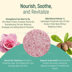 BAMBOEARTH rich lather in hands illustrating gentle cleansing and easy application benefit