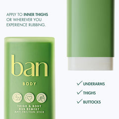 Ban close-up of cream-to-powder texture revealing smooth finish and absorption benefit
