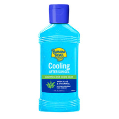 Banana Boat front packaging showing 8oz cooling after sun gel benefit cooling