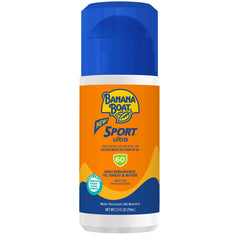 Banana Boat roll-on front packaging showing SPF 60 and travel size benefit