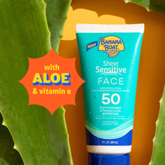 Banana Boat 3oz tube in hand displaying compact, travel-friendly size