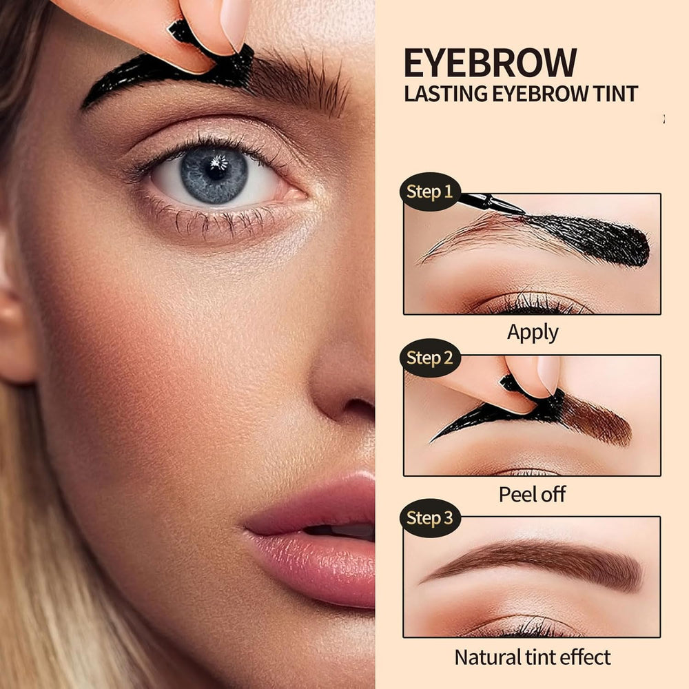 BANGFENG applying gel on brow demonstrating easy use and quick sculpting benefit