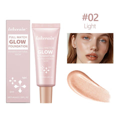 BANGFENG glotion texture close-up revealing lightweight, blendable luminous formula