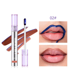 BANGFENG peel away action revealing crisp lip outline and long-lasting color benefit