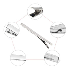 Bantoye clips securing hair during salon styling to improve section control benefit