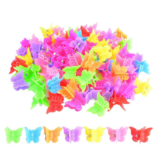 Bantoye front packaging showing 100 assorted butterfly clips and variety benefit