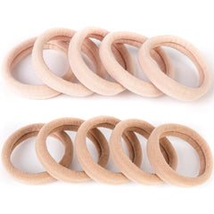 BAOLI front packaging showing 100 blonde and brown hair ties and neat storage benefit