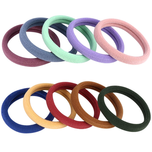 BAOLI front packaging showing 100 colorful hair ties, organized and convenient
