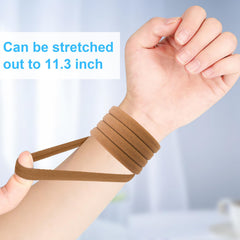 BAOLI hair tie in use holding a high ponytail on thick hair for all-day secure, no-crease wear