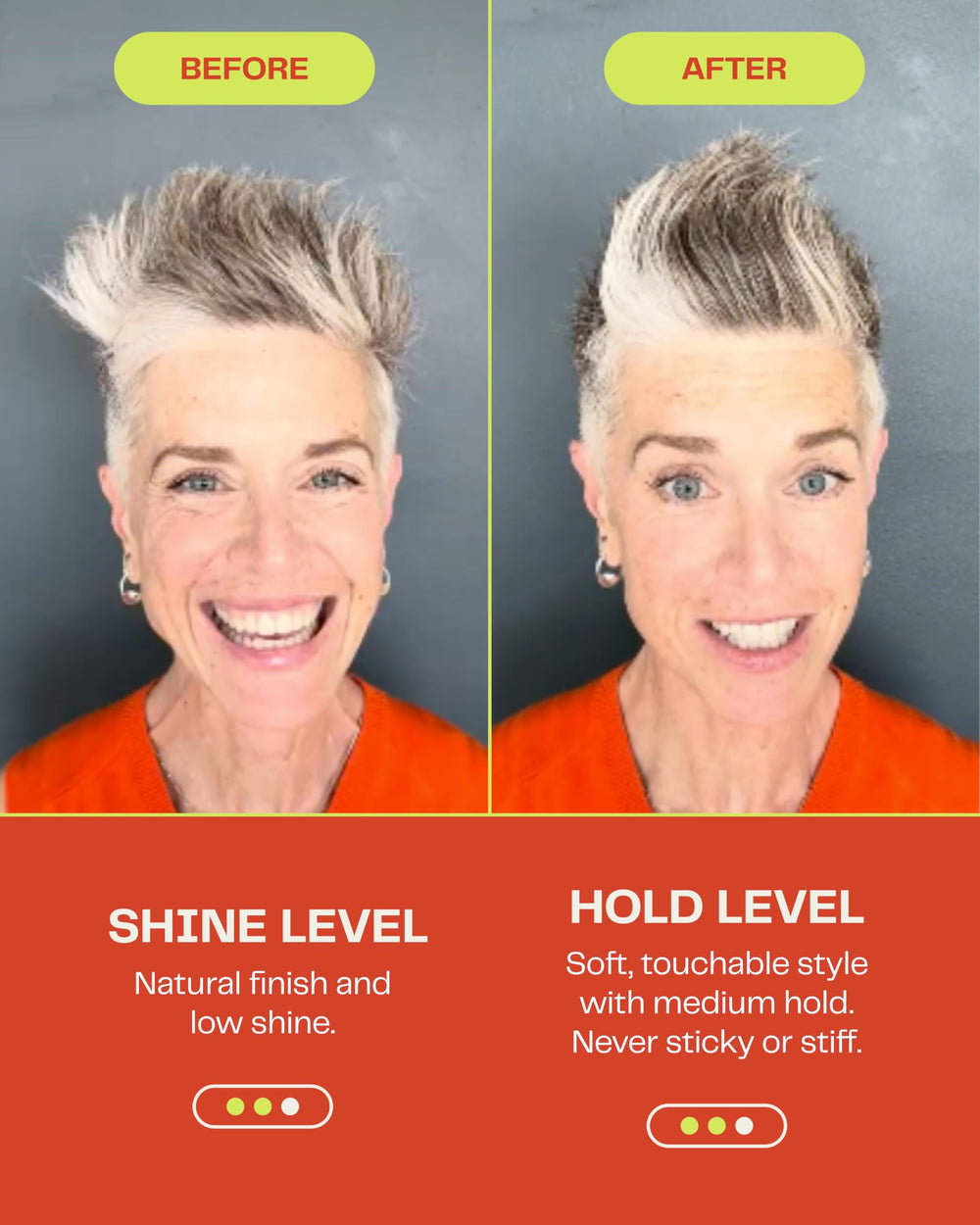 The Barb Shop product on palms demonstrating smooth application benefit