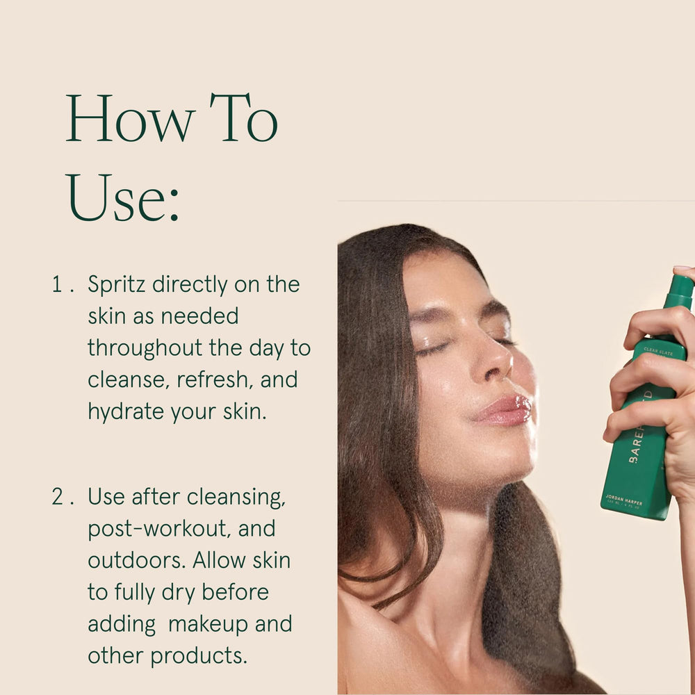 Barefaced Clean Slate inside gym bag showing quick post-workout refresh