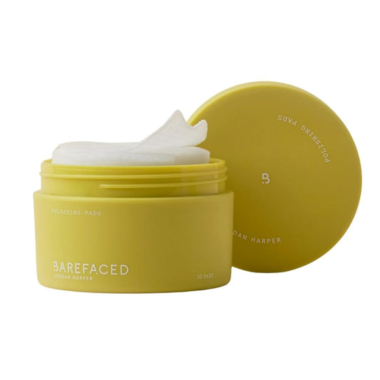 Barefaced front packaging showing pads and clinical-strength benefits
