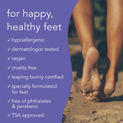 Barefoot Scientist wipe in use cleaning sole to instantly remove sweat and dirt