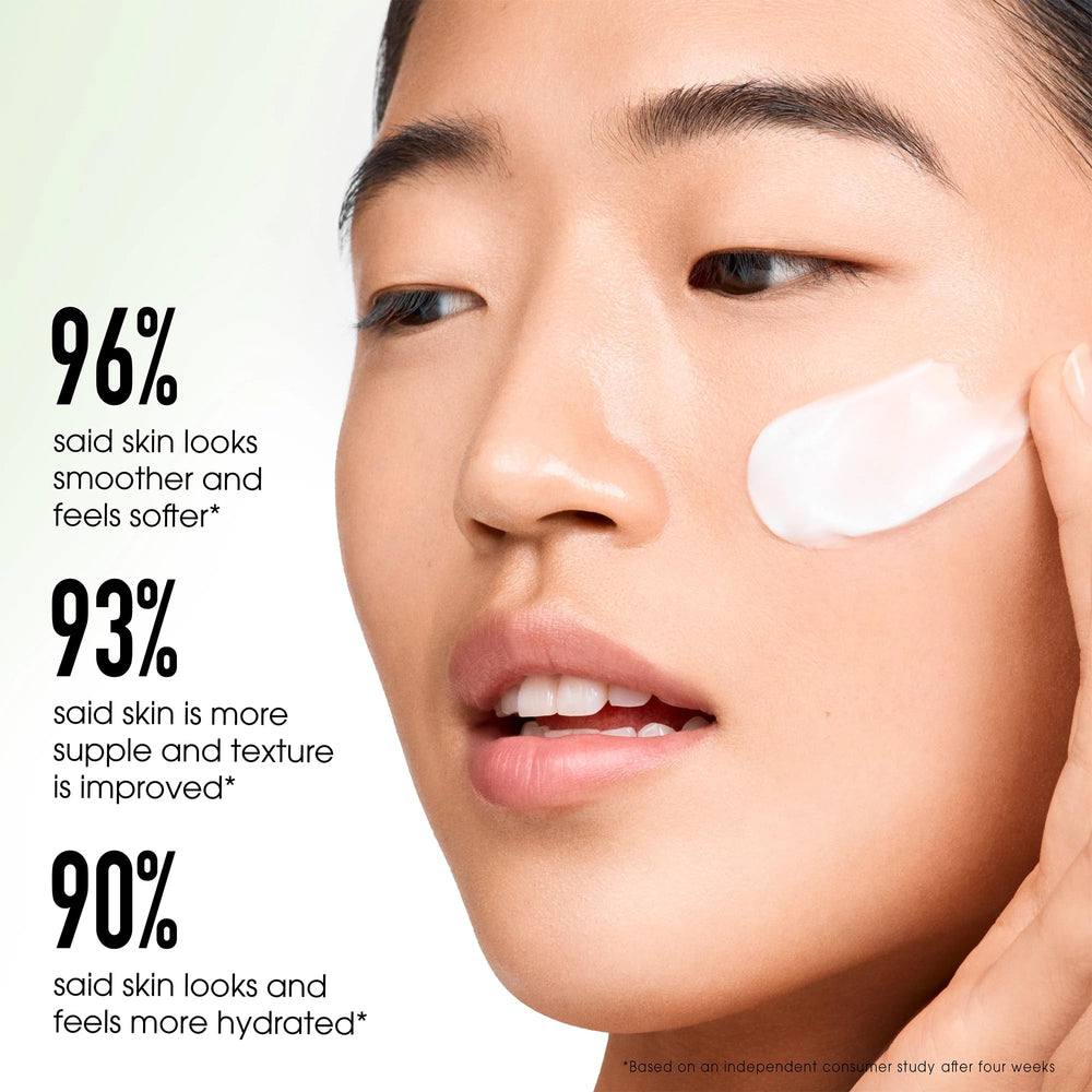 bareMinerals jar held in hand showing product size and travel-friendly benefit