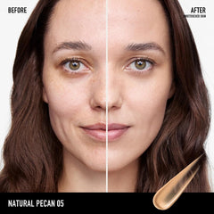 bareMinerals label with ingredients highlighting hyaluronic acid