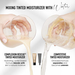 bareMinerals tube beside ruler showing 1.18 oz portable size