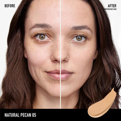 bareMinerals texture close-up displaying matte finish and lightweight feel