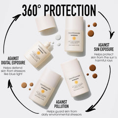 bareMinerals in bathroom routine conveying daily hydration benefit