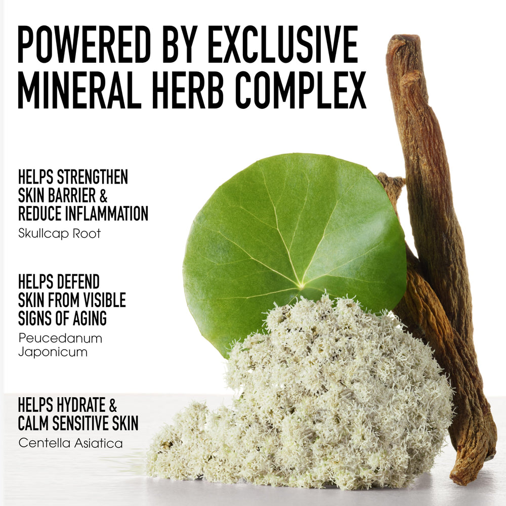 bareMinerals ingredient label close-up highlighting niacinamide zinc ceramides