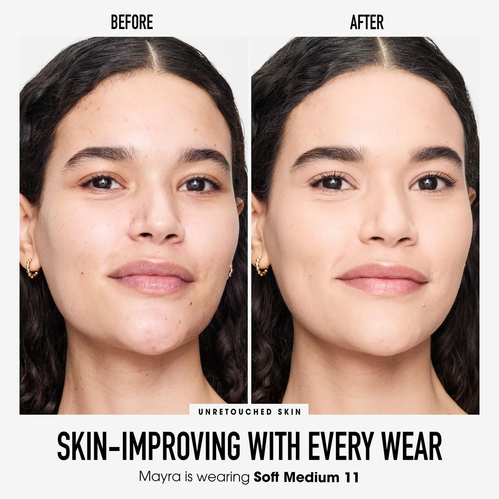 bareMinerals open sifter close-up revealing fine powder and easy dispensing