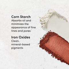 bareMinerals Mineral Veil close-up of label highlighting clean ingredient benefits